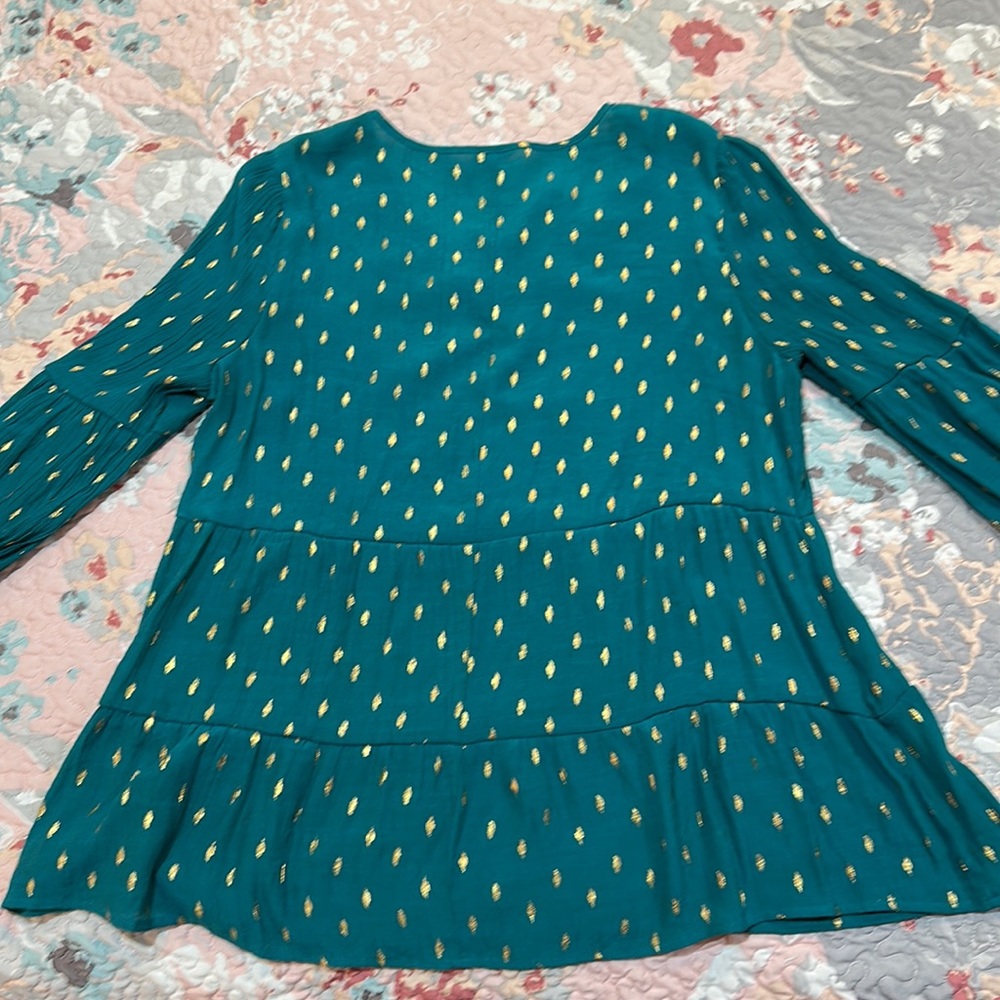 Cato peasant style blouse size Large - Picture 6 of 7